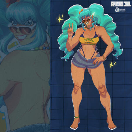 Brazilian Miku - Fanart